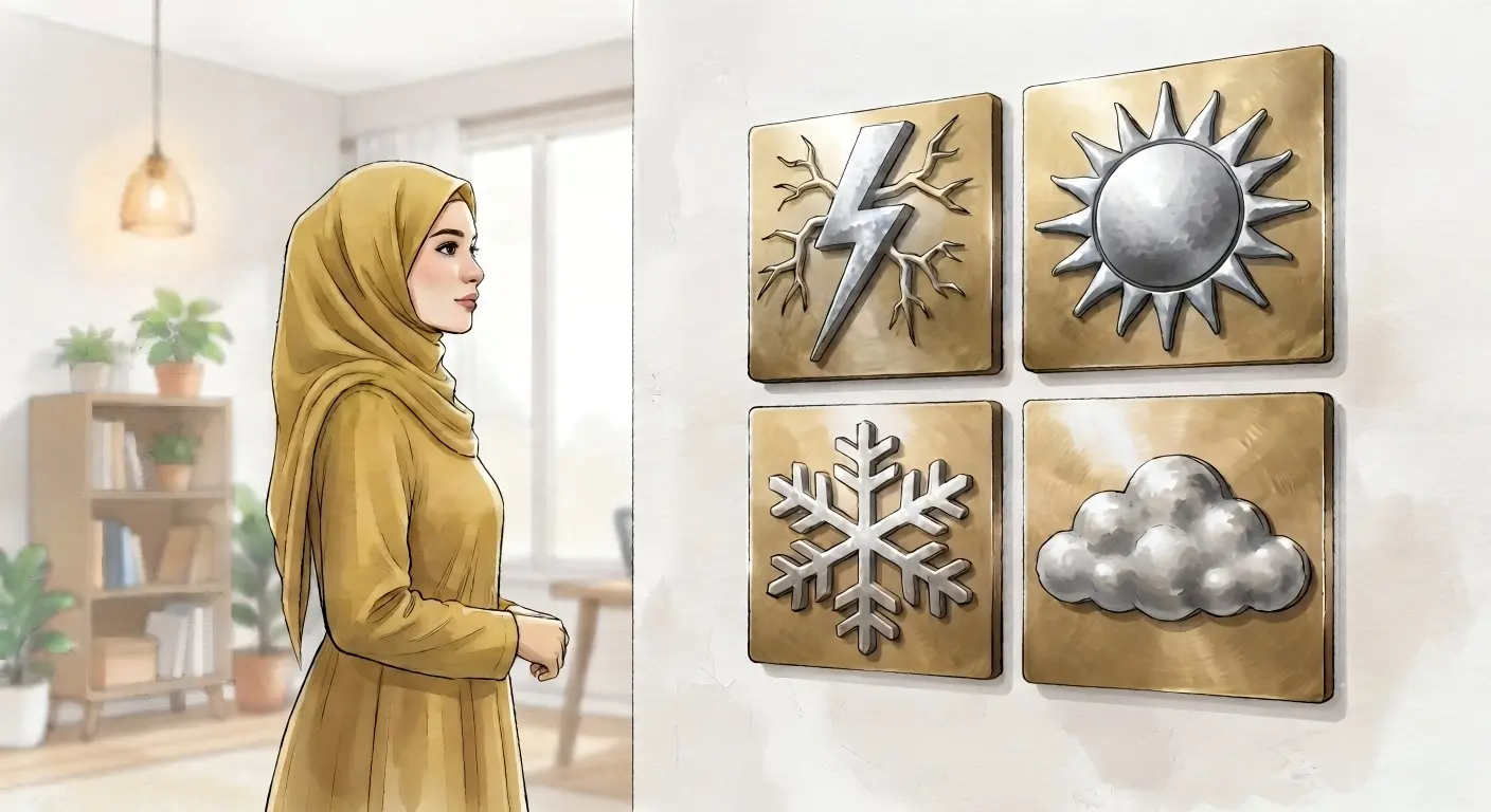 Ilustrasi Wanita Menatap Jendela Siap Bertumbuh